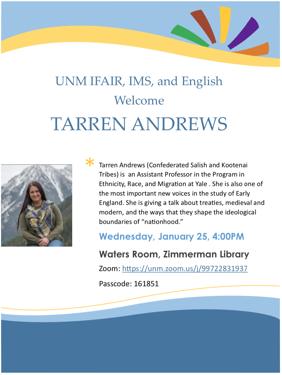 Tarren Andrews Lecture Flyer 2023